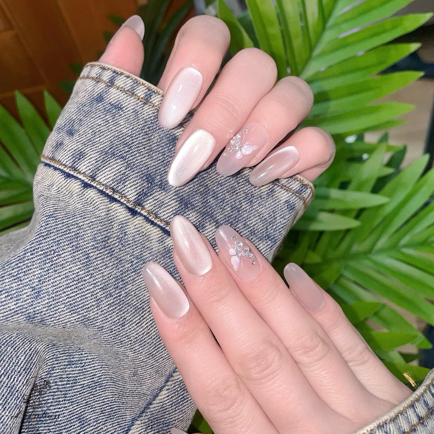 Butterfly Violet Cat Eye